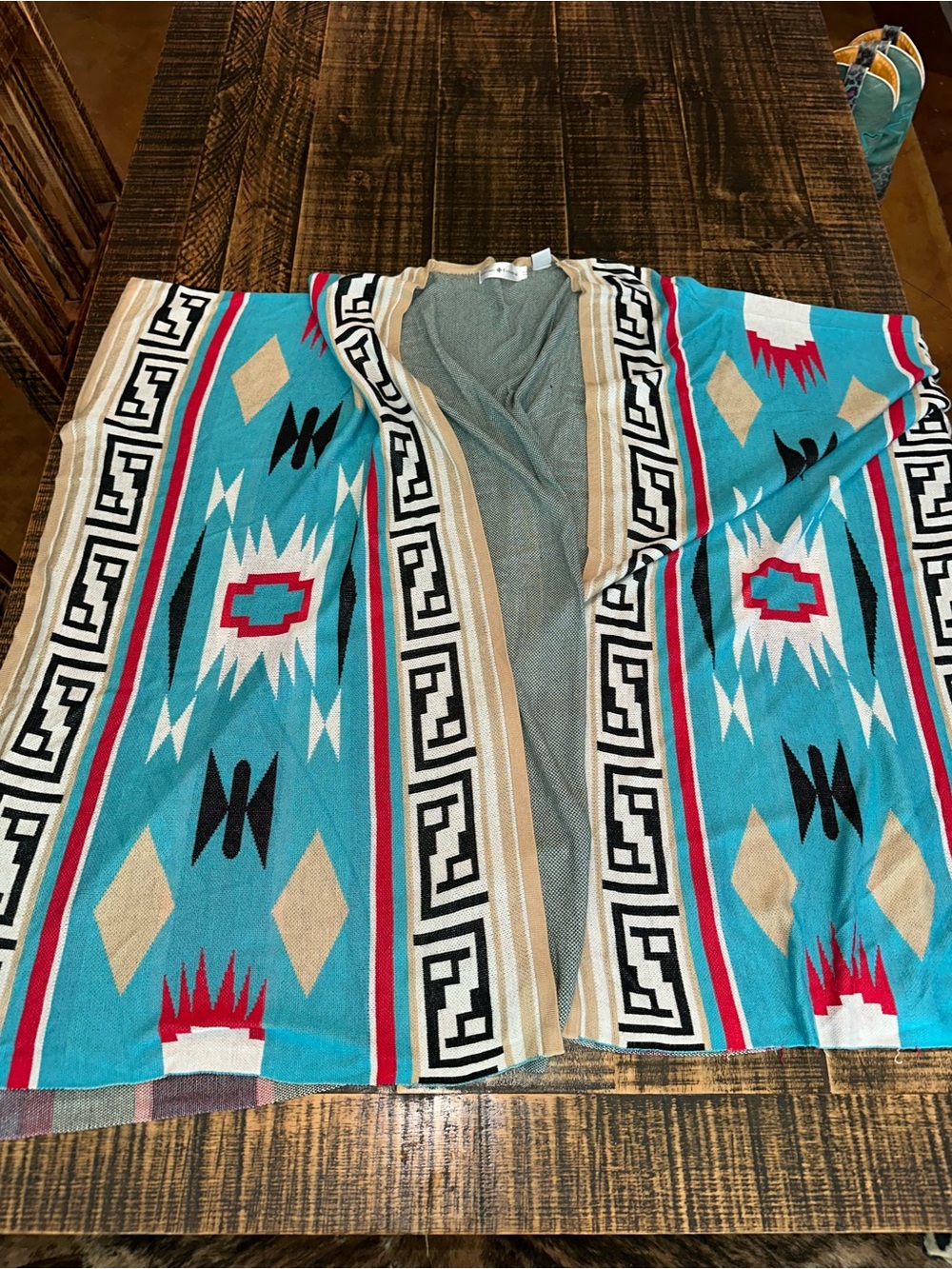 Rancho Estancia Poncho OSFM Gorgeous Aztec Style